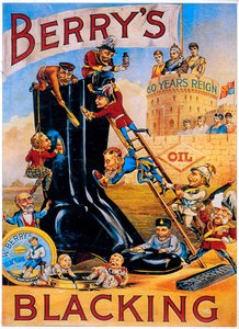 Publicité pour le cirage de bottes Berry, 1887 - Unbekannt
