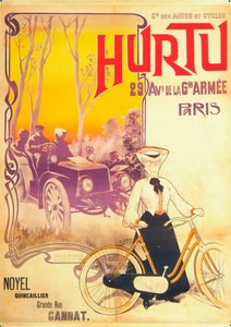 Publicité pour les voitures et bicyclettes Hurtu - Unbekannt
