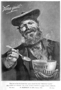 Publicité pour Provost Oats, 1901 - Unbekannt