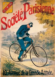 Publicité pour les bicyclettes Société Parisienne, vers 1895 - Unbekannt