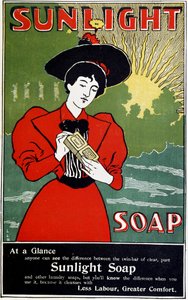 Publicité pour le savon ménager Sunlight, vers 1890 - Unbekannt