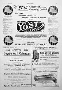 Page de publicité du magazine King, 14 décembre 1901 - Unbekannt