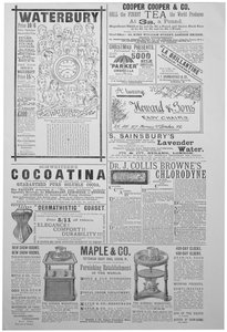 Page de publicité du Yuletide, annuel de Noël