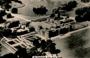 Vue aérienne du palais de Blenheim, 1939