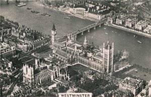 Vue aérienne de Westminster, 1939