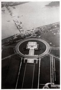 Vue aérienne du Lincoln Memorial, Washington DC, USA, depuis un Zeppelin, 1928 1933 - Unbekannt