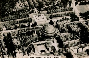 Vue aérienne du Royal Albert Hall, 1939
