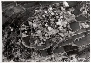Vue aérienne des hauteurs autour de Jérusalem, Palestine, depuis un Zeppelin, 1931-1933 - Unbekannt