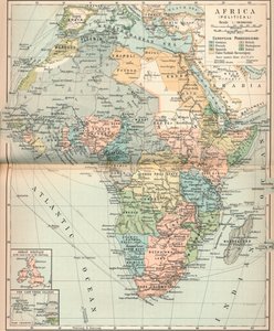 Afrique politique, vers 1902, 1903 - Unbekannt