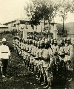Soldats africains combattant pour l