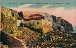 Afrique Occidentale - Sénégal - Gorée - La falaise et le château, vers 1900 - Unbekannt