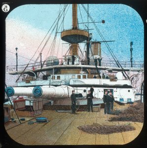 Après Barbette -- H.M.S. Revenger, vers 1900