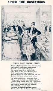 Après la lune de miel - Leur premier dîner, 1927