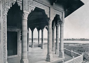 Agra. Balcon de la Tour du Jasmin, c1910 - Unbekannt