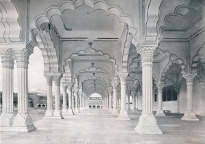 Agra. Le Dewan-i-am, ou Hall de l