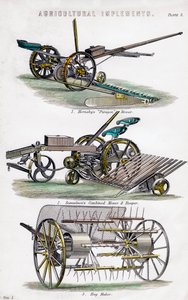 Outils agricoles, 19ème siècle - Unbekannt