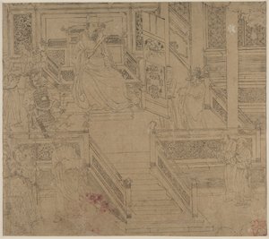 Album de thèmes taoïstes et bouddhistes : Rois des Enfers : Feuille 29, 1200s