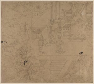 Album de thèmes taoïstes et bouddhistes : Rois des Enfers : Feuille 32, 1200s