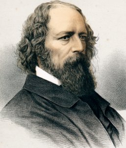Alfred Tennyson, 1er baron Tennyson, poète anglais, vers 1880 - Unbekannt