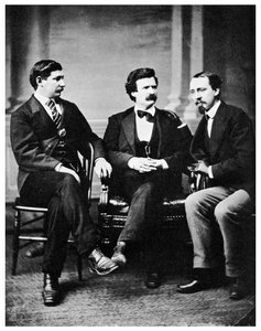 Alfred Townsend, Mark Twain et David Gray - Unbekannt