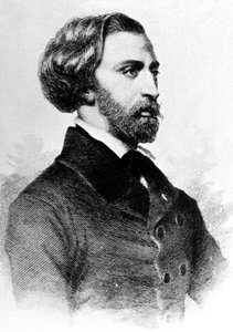 Alfred de Musset (1810-1857) poète et écrivain français, c. 1854 - Unbekannt