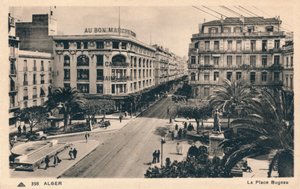 Alger - La Place Bugeau, vers 1930 - Unbekannt