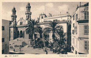 Alger - Palais du Gouverneur et la Cathédrale, c1900 - Unbekannt