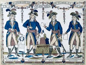 Allégories de Bonaparte, Augereau, Massina, Berphier, France, 1789 - Unbekannt