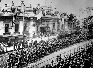 Soldats et marins alliés à Vladivostok, Russie, septembre 1918 - Unbekannt