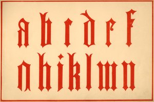 Alphabet, lettres a-n, minuscules - Unbekannt