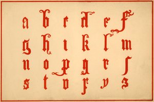 Alphabet, lettres a-z, minuscules - Unbekannt