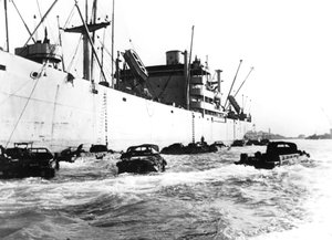 Véhicules amphibies américains, Le Havre, France, 1944 - Unbekannt