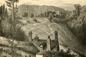 Amesbury, en direction du camp de Vespasien, 1898
