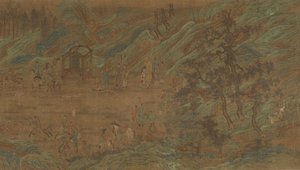 Une chasse impériale, fin de la dynastie Ming, 16ème-17ème siècle - Unbekannt