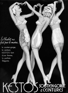 Une publicité pour la lingerie Kestos, 1938 - Unbekannt