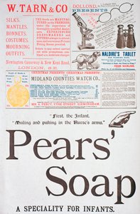 Une page publicitaire dans Yuletide, 1882 - Unbekannt
