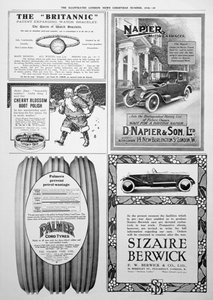 Une page de publicité dans l