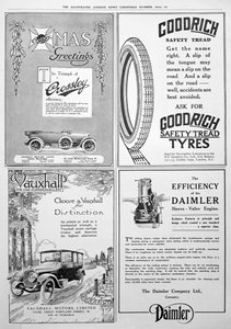 Une page de publicité dans l