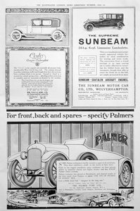 Une page publicitaire dans l