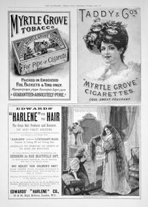 Une page publicitaire dans l