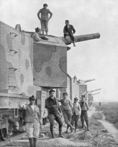 Une batterie de train blindé, 1918 - Unbekannt