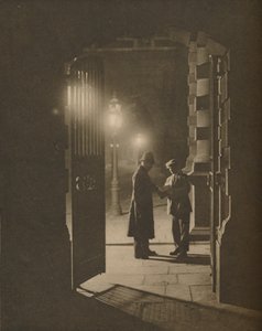 Un incident à The Yard aux petites heures, vers 1935