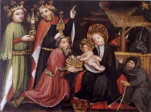 Adoration des Mages, maître inconnu, vers 1400; Fondation évangélique de l