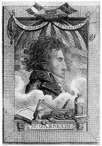 André Jacques Garnerin, aéronaute français et premier parachutiste, vers 1800 - Unbekannt