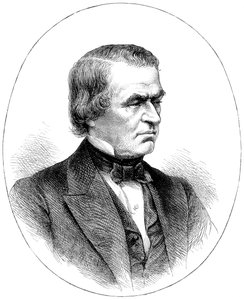 Andrew Johnson, 16ème président des États-Unis, vers 1880 - Unbekannt