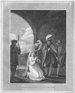 Anne Bullen, Emprisonnée à la Tour, 1838 - Unbekannt