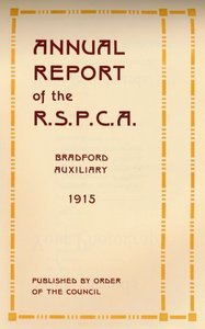 Rapport annuel de la R.S.P.C.A., 1916