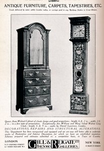 Meubles anciens, tapis, tapisseries, etc., 1921 - Unbekannt