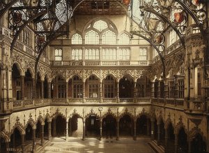 Anvers. Vue intérieure de la Bourse - Unbekannt