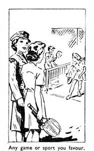 Tout jeu ou sport que vous préférez, 1940
